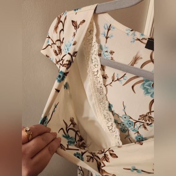 B. Moss Wemons Medium Stretch Floral Dress Shirt - Picture 4 of 6